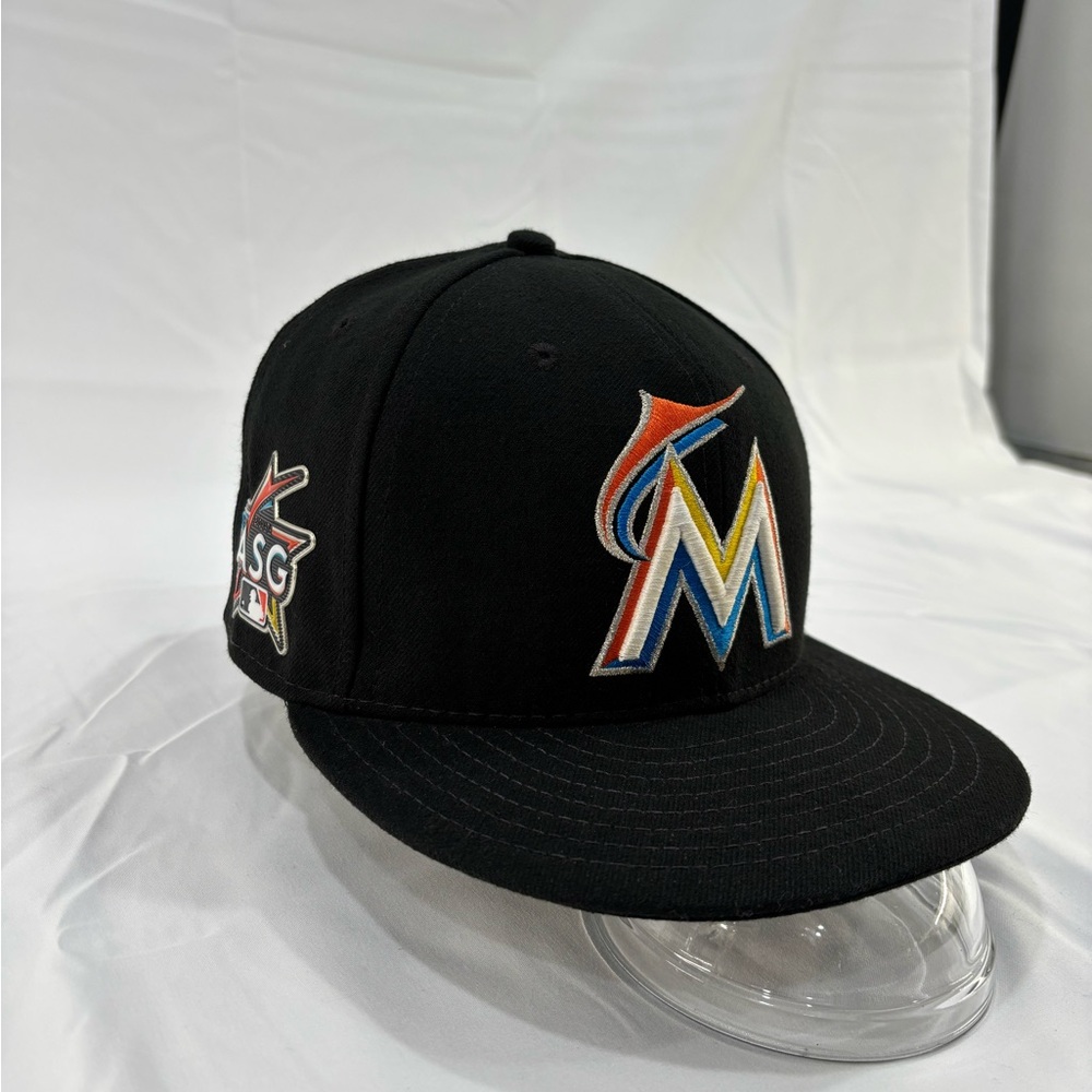 2017 ASG Miami Marlins Cap Black New Era Authentic